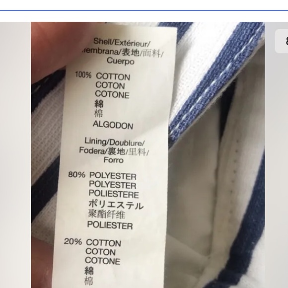 Gap Women’s Blue And White Striped Sailor Shorts 8 - Picture 6 of 12